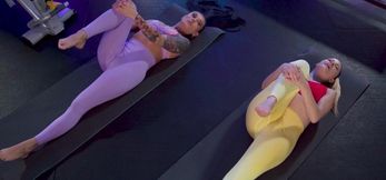 Rebecca Volpetti Licks Lexi Dona’s Juicy Yoga Pussy