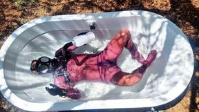 Purple Drone Bath Play Session