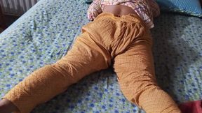 Step sister with First-time village at home