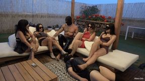 MISTRESS GAIA - HUMAN ASHTRAY AND INVISIBLE COCK - HD