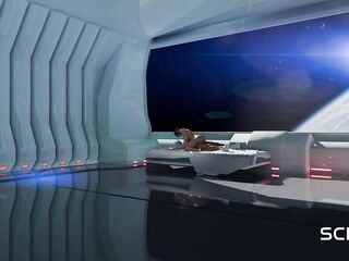 No gravity. No control. Just orbit heat and Kaelen’s touch - oral, cowgirl & doggy position