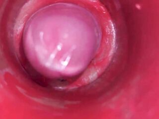 CAMERA INSIDE TWAT: POWERFULL CUM IN CUNT! MOST GOOD Inward ASMR in 4K