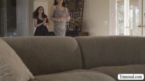 Leana Lovings - Teen 18+ Geek Fucked By Horny Shemale