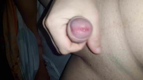 Masturbating