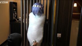 Submissive Asian Bunny in HD Bondage Fetish Fest