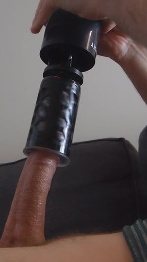 Key moment from &quot;BestVibe STORM CUP 10 Thrusting Spinning Masturbation Cup with Suction Cup. Big cock cumshot&quot;
