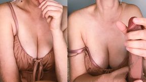 Stood-Up Boyfriend's fantasy with Big Tit British MILF