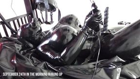 Wake up in my rubber cocoon! 😍