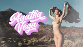 Agatha Vega's Latina booty goes wild &mdash;  taking massive glass toys deep in her juicy ass&#x1F351; &mdash;  oh yeah!