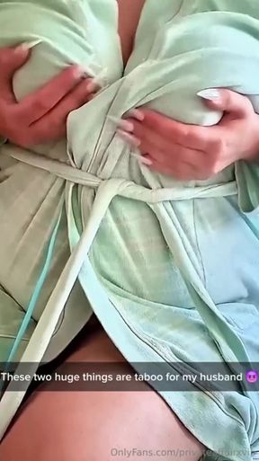 Snapchat Affair: Chubby MILF Gets Risky Creampie