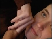 Luxuriant blowjob and foreskin job while watching Chernobyl