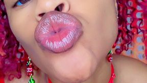 Holiday Glow — The Goddess Teases with a Kiss