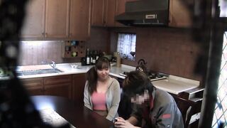 Door-to-Door Salesman Cuckolds Young Wives - Part.two