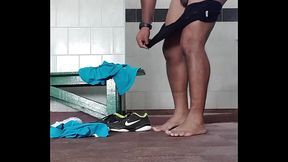 Ducha en el vestuario