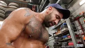 Hairy Alphas Mateo Zagal & Chuck Conrad Fuck with Wild Pleasure