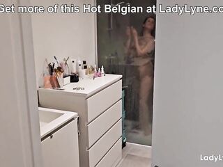 LadyLyne caught Masturbating in the Shower by BBC Shadow Dimitri