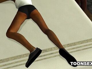 Foxy CG Toon Black Playgirl Sucking and Banging