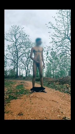 Solo Nude in Forest