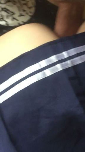 Sissy femboy slut used all the holes , flooded with hot daddy 's cum from a big dick !   Clip 2