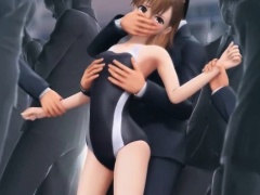 Animated teenie gets pussy licked and toyed