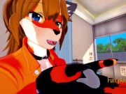 Furry Yaoi Hentai 3D - Horse Luis (Horse) & Naru (Fox) Sex in the nursing