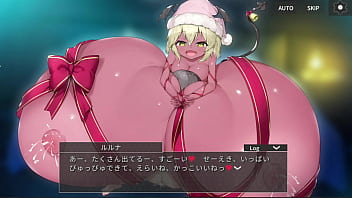 Monster girl with big tits gets pounded and creampied