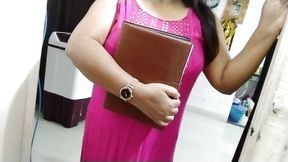 Hot Girl Aunty Sexy Teaching with Hot Desi Xx Other House Owner.