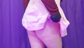 Sissy Princess Fat Ass Slams Dildo Hard Gushing Cum Explosion