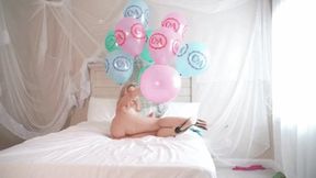 Sexy Session with Rare C&A Balloons Popping & Masturbation - HD 1080p mp4