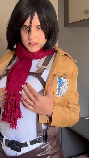 Mikasa POV Blowjob Fantasy - Slow, Wet &amp; Naughty