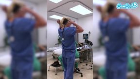 Fit MILF Nurse Gets Fired for Masturbating in the Hospital