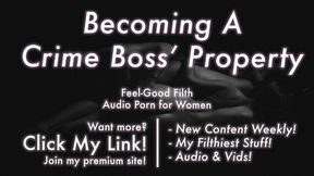Dirty-talking crime boss makes you his with rough blowjob and hard pounding