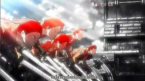 Shingeki No Kyojin Anime Couple Engage In Hot Shonen Hentai Action