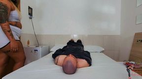 Farting, by Milena Winston, Babi Ventura and Slave, (cam by Manu) FULL HD