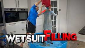 Wetsuit Filling with Messy Substances (HD)