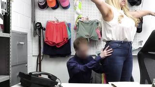 Chubby Blondie Milf Gets A Rough Cop Fuck After Strip Search