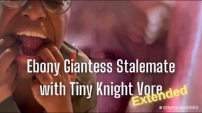 Ebony Giantess Stalemate with Tiny Knight Vore extended - Royal Ro ebony giantess mouth fetish roleplay