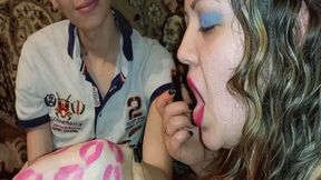 Lipstick payback for massage MP4