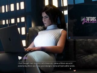 Croft Adventures Manga Game Parody Ep.8 Librarian Caught Doing S&M Serf Online!