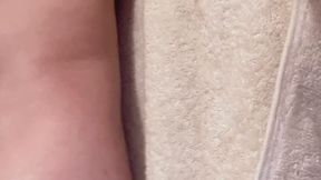 wet mess pussy in shower time