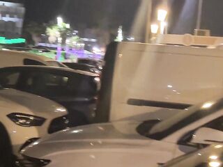 my holiday walk ends with a blow job in a public parking lot with a stranger