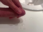 Gay, compilation de 8 grosses ejaculations- Français branle sa grosse bite en publique et intérieure