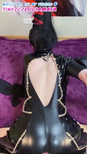 Sexy TS Bayonetta POV Suck &amp; Fuck with Slo-Mo 'Witch Time' Ass Fuck &amp; Cumshot Orgasm