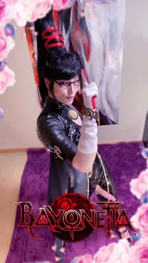 Sexy TS Bayonetta POV Suck &amp; Fuck with Slo-Mo 'Witch Time' Ass Fuck &amp; Cumshot Orgasm