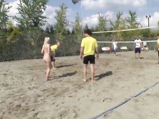 Italian Boot Camp Group-sex Redhead Gets Pounded Hard