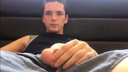 Sweet Boy Wank His Dick