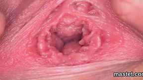 Czech hottie pounds her juicy pussy to the limit