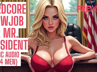 Hardcore Blowjob For Mr. President Audio Porn