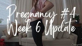 Pregnancy #4 - Week 6 Update - A candid pregnancy update scene featuring Pregnant Belly, Belly Fetish, Mommy and Nipples ft MILF Sassypantz