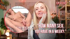 ”Ersties - Blonde Beauty Sicilia Strokes Her Shaved Twat”